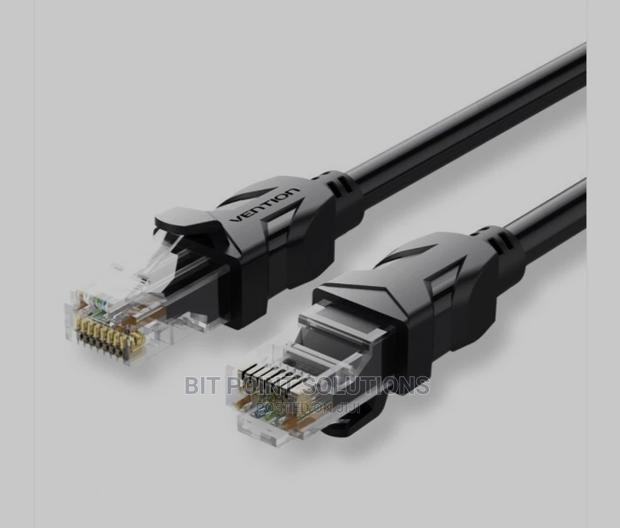 Vention Cat6 Utp Patch Cord Cable 0.5M Black
