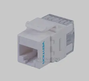 Vention Cat.6 Utp 180 Degree Keystone Jack White