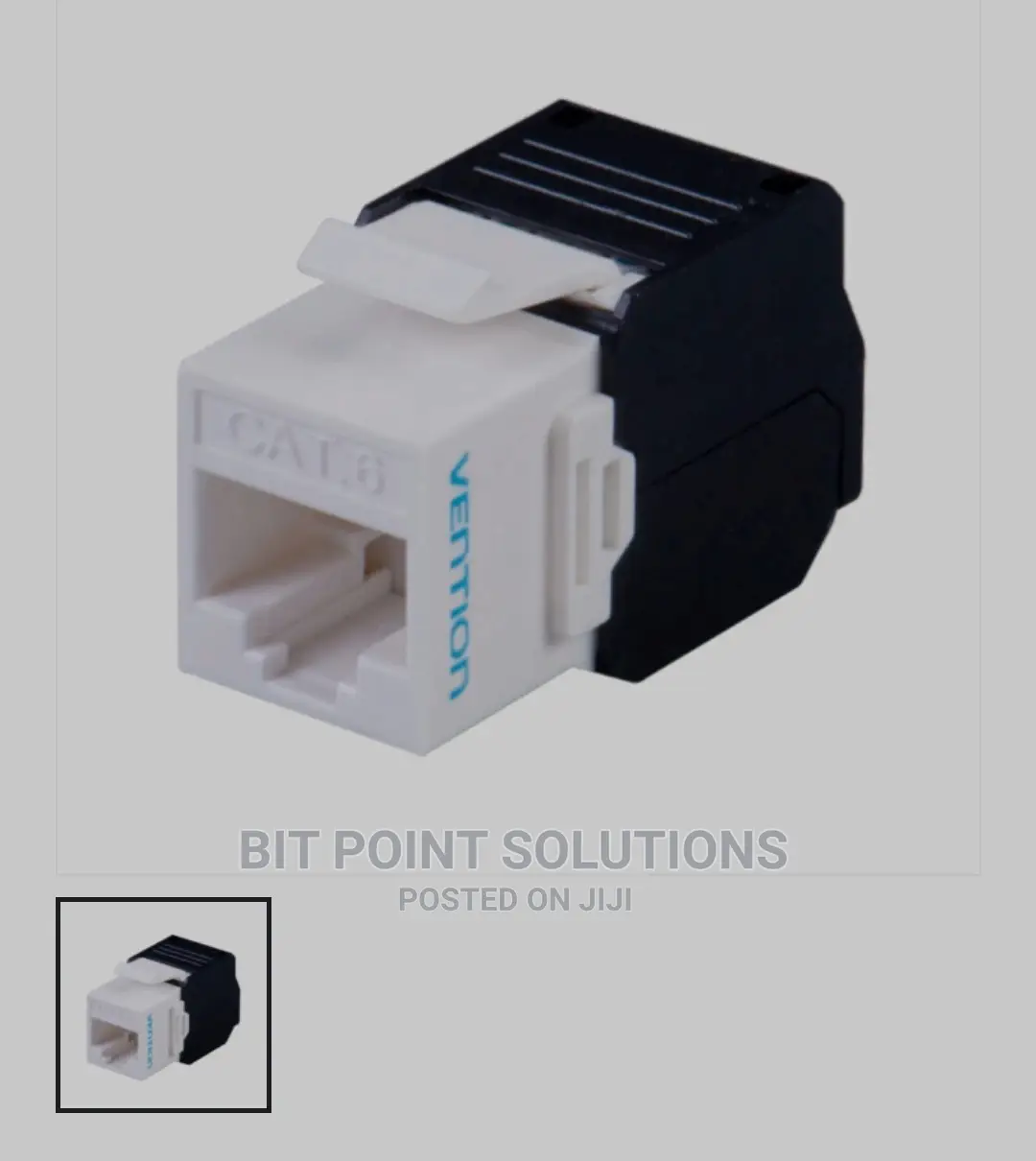 Vention Cat.6 Utp Toolless Keystone Jack White PC Type