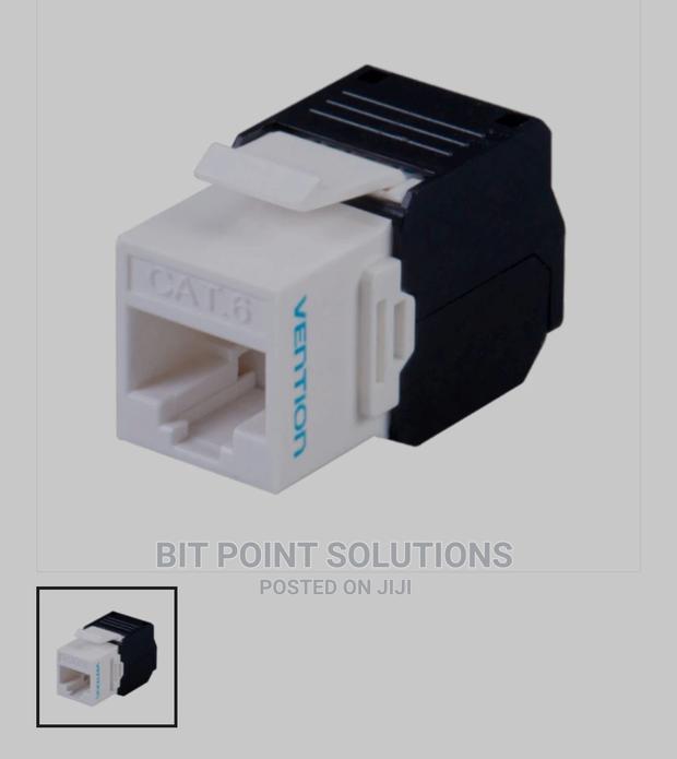 Vention Cat.6 Utp Toolless Keystone Jack White PC Type