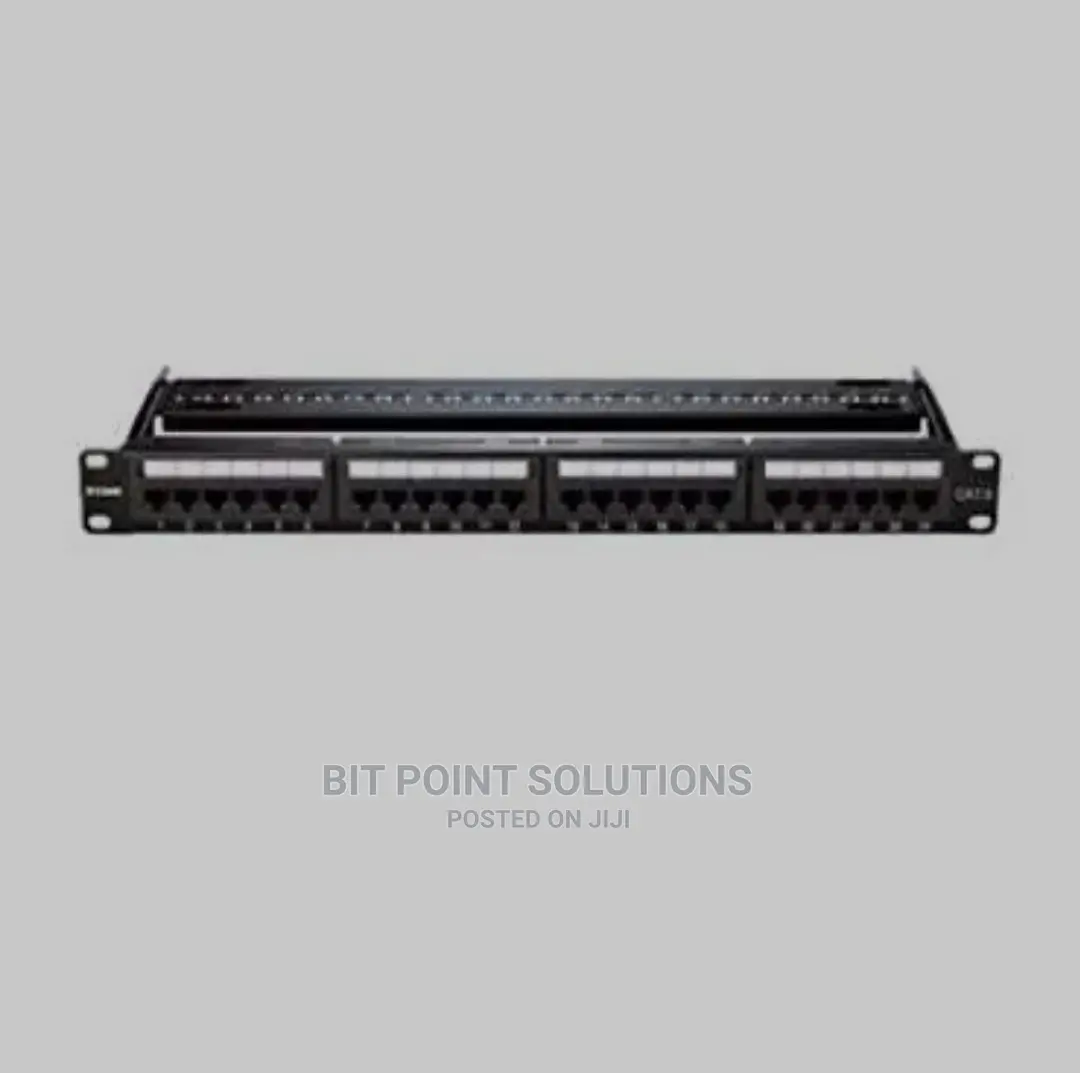 Vention Cat.6 Utp 24 Ports Keystone Patch Panel Black