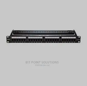 Vention Cat.6 Utp 24 Ports Keystone Patch Panel Black
