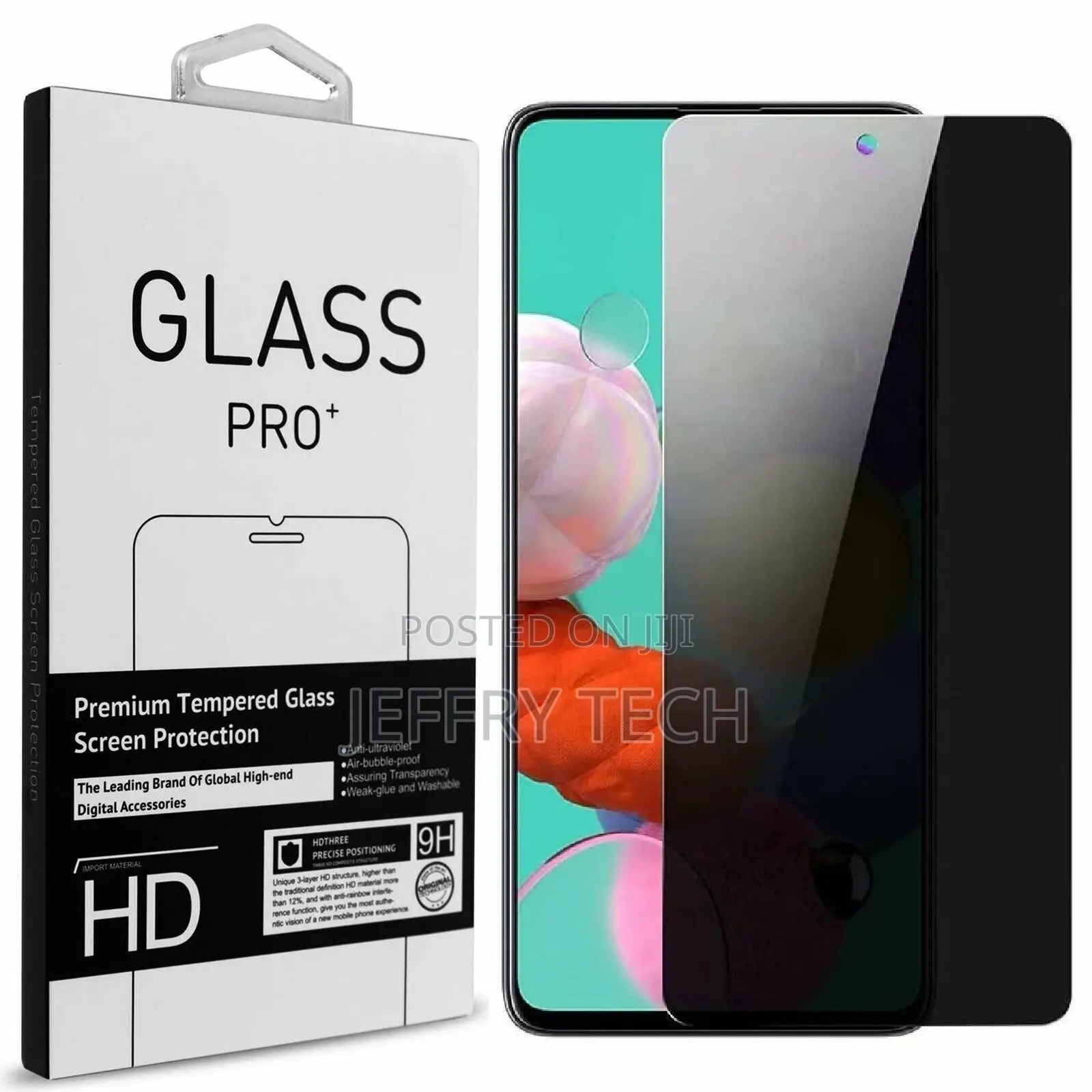 Samsung Galaxy A71 Privacy Anti-Spy Tempered Glass Screen Pr
