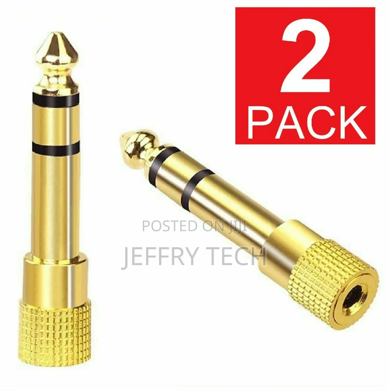 6.3mm 1/4" Male Plug to 3.5mm 1/8" Female Jack Stereo Headph