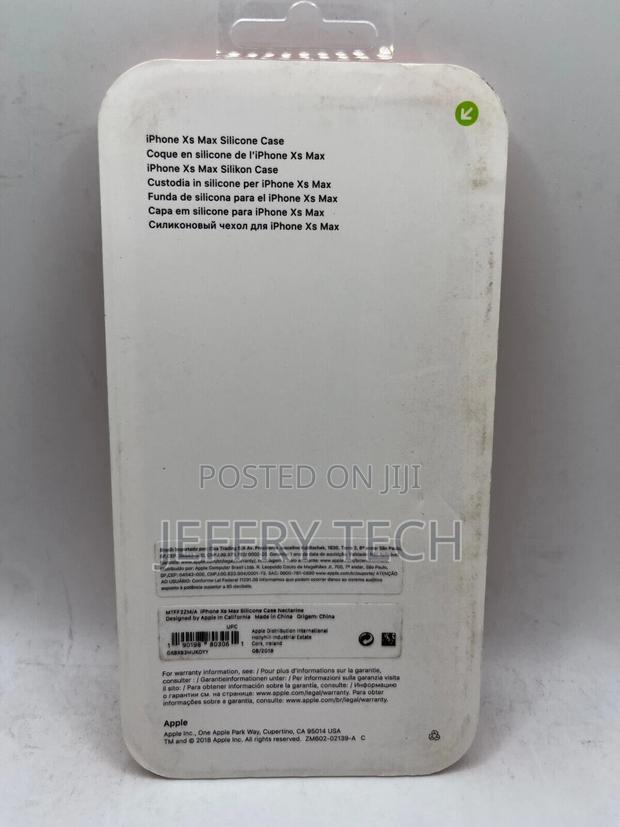 Apple Silicone Case for iPhone Xs Max (6.5") - Nectarine MTF - thumbnail 3