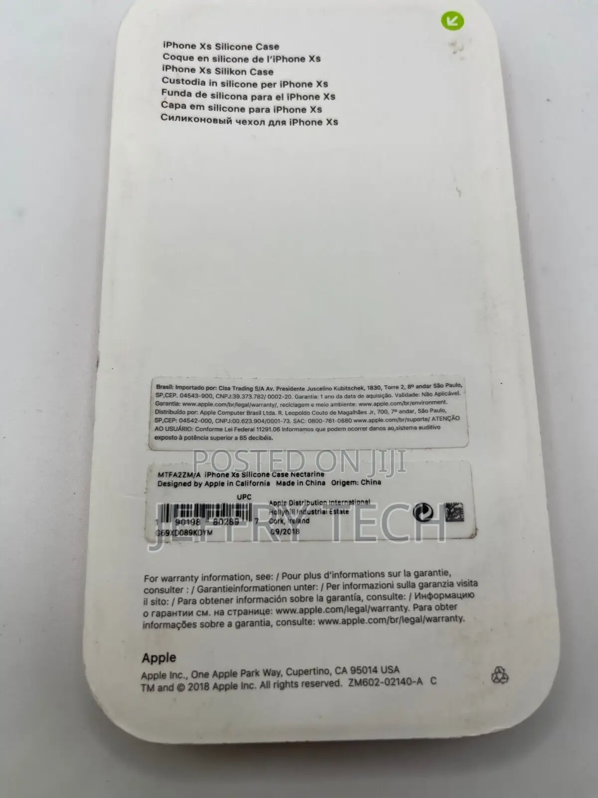 Apple Silicone Case for Apple iPhone X iPhone XS (5.8") - Ne