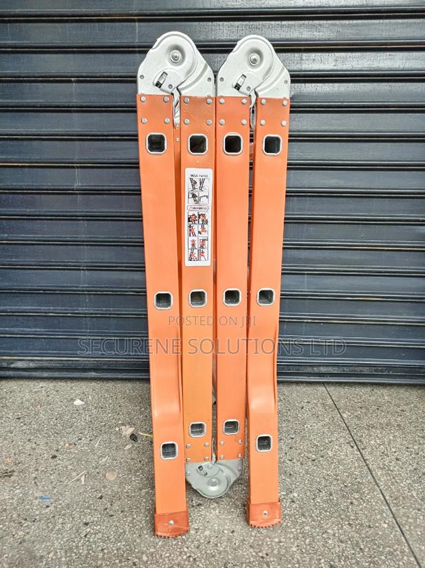 12ft Aluminum/Iron Multipurpose Ladders - main view