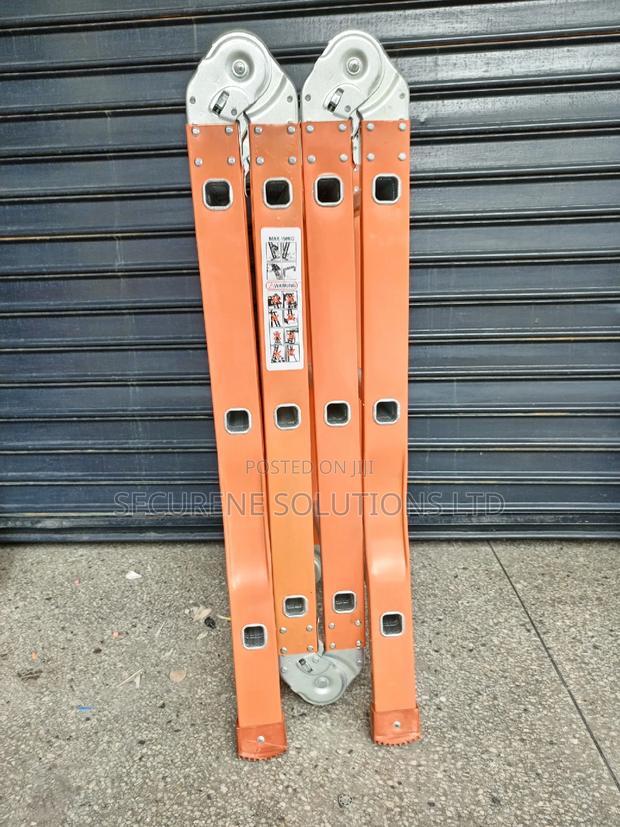 12ft Aluminum/Iron Multipurpose Ladders - thumbnail 6