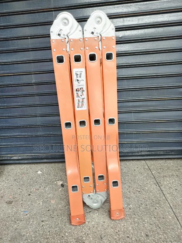 12ft Aluminum/Iron Multipurpose Ladders - thumbnail 7