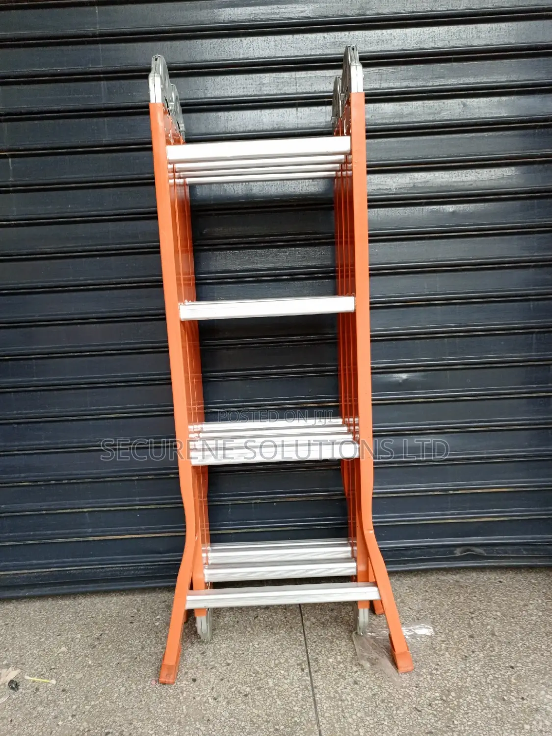 16ft Aluminum/Iron Alloy Multipurpose Ladders