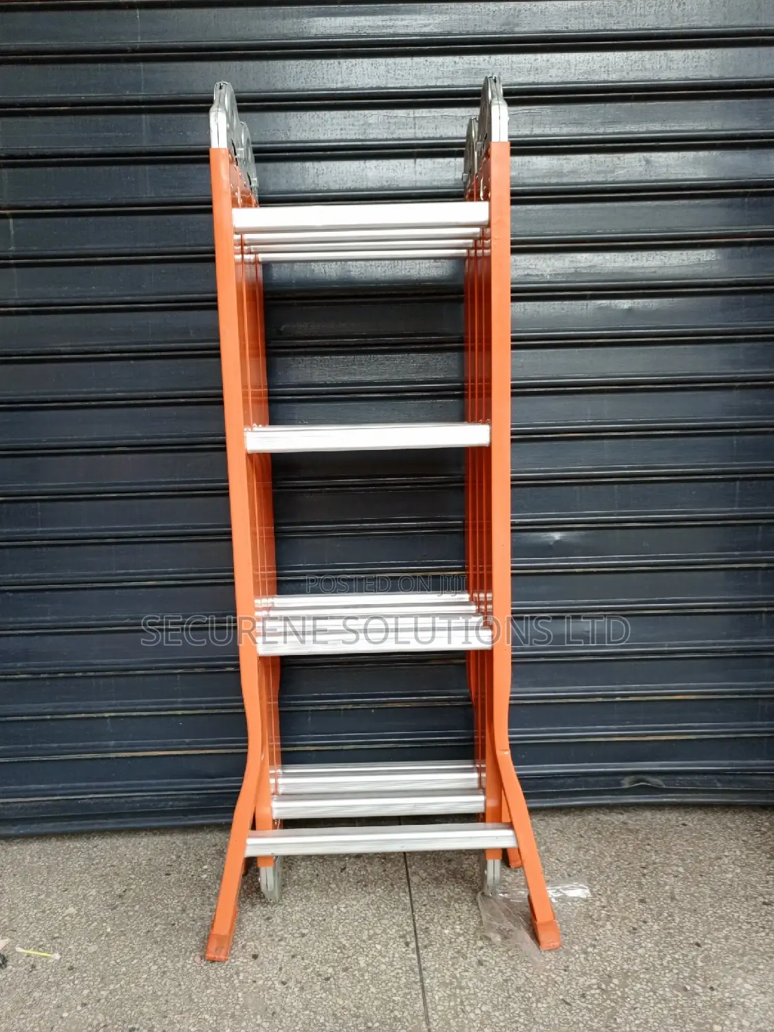 16ft Aluminum/Iron Alloy Multipurpose Ladders