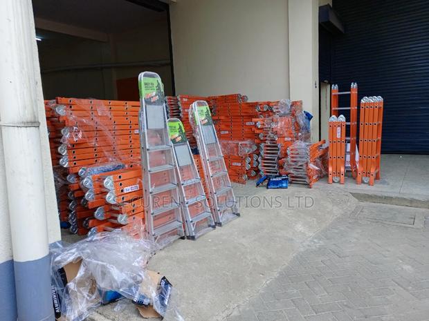 Iron/Aluminum Alloy Multipurpose Ladders 8ft,12ft,16ft,20ft - thumbnail 8