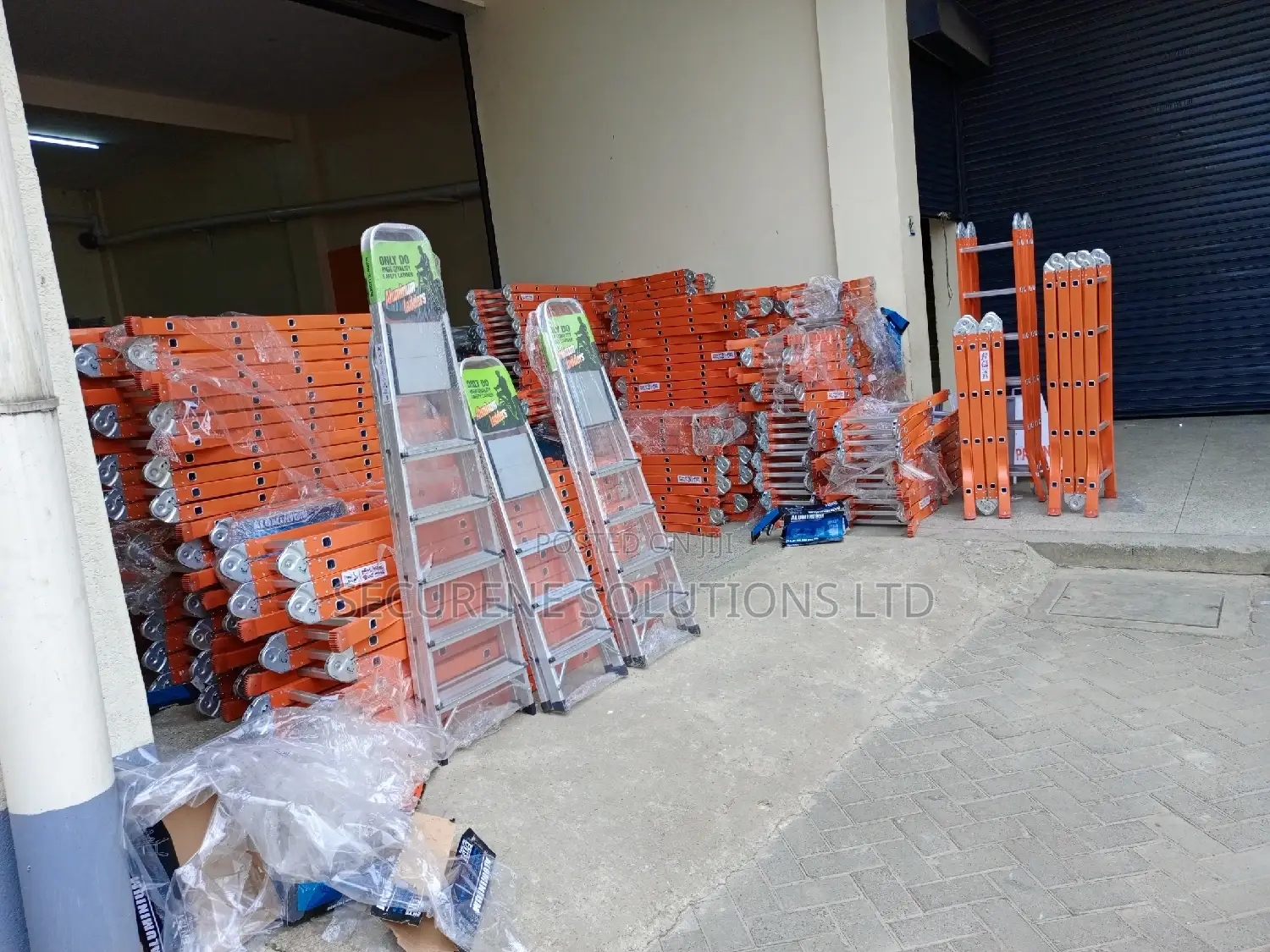 Iron/Aluminum Alloy Multipurpose Ladders 8ft,12ft,16ft,20ft