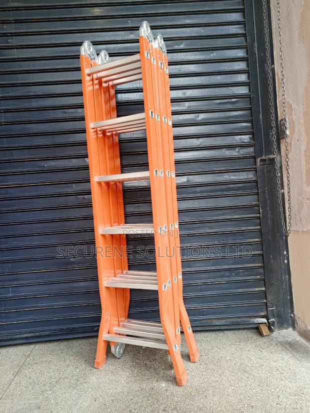 24ft Aluminum/Iron Alloy Multipurpose Ladders