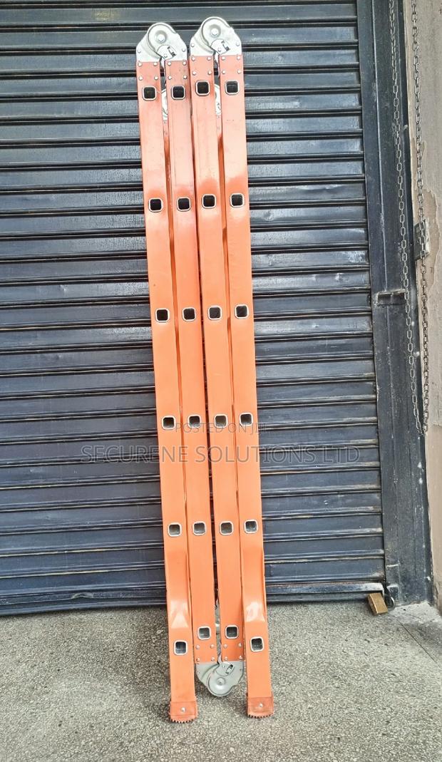 24ft Aluminum/Iron Alloy Multipurpose Ladders - thumbnail 3