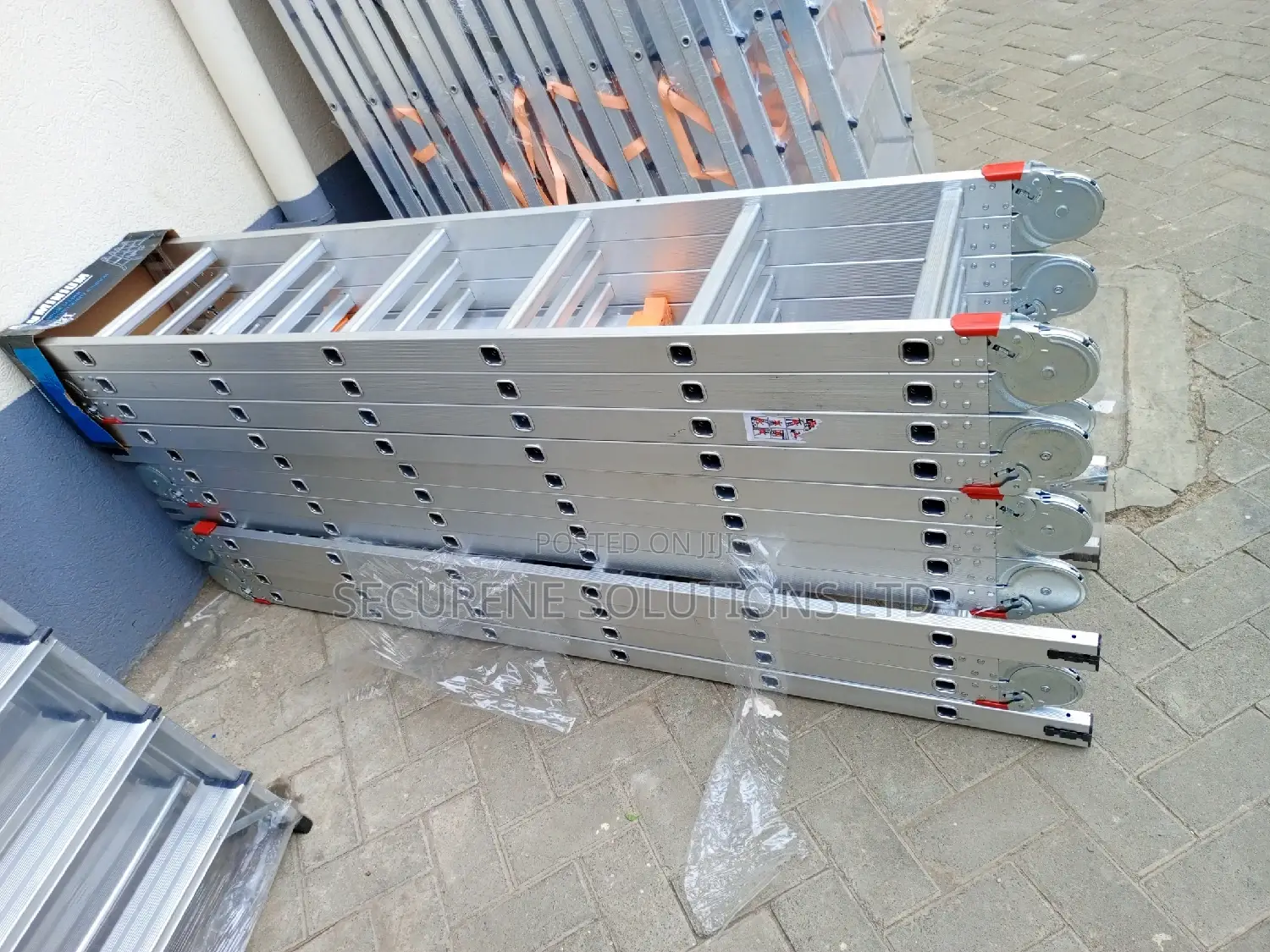 24ft/7.2meters Aluminium Scaffolding Multipurpose Ladders