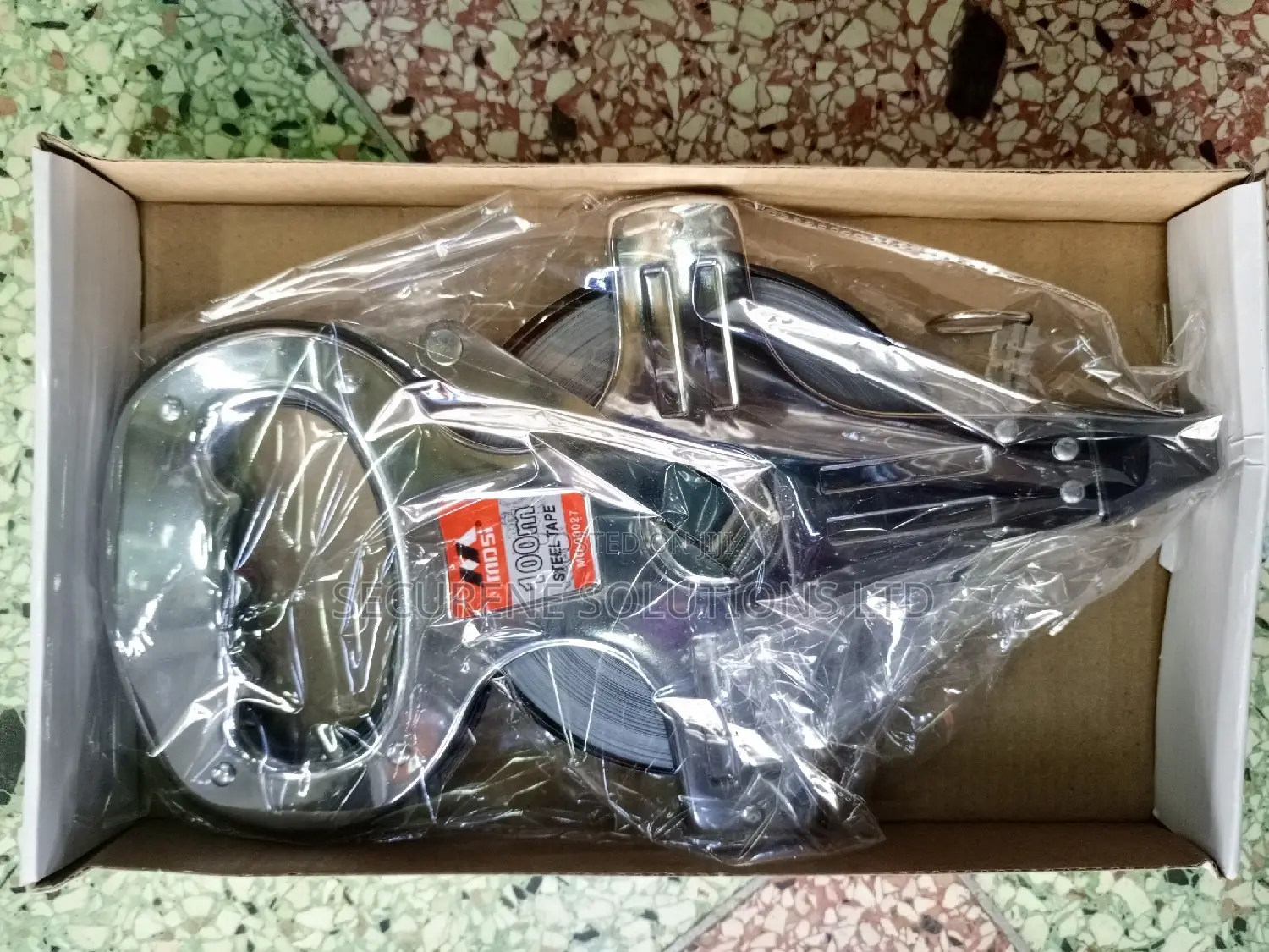 100m Long Steel Measuring Tape With Handle