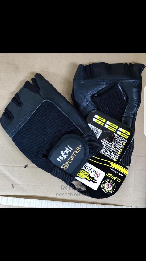 Leather Gym Gloves