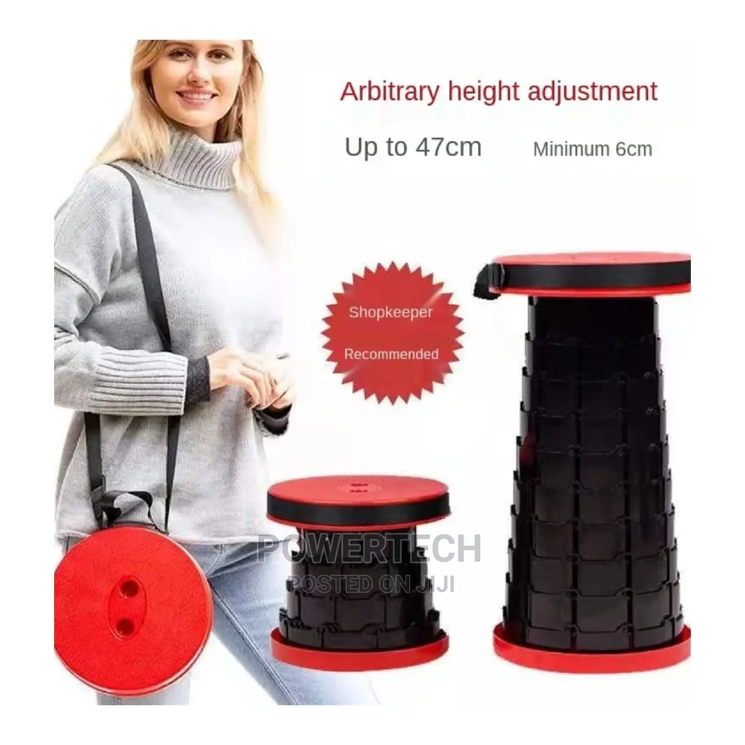 Portable Collapsible Stool.