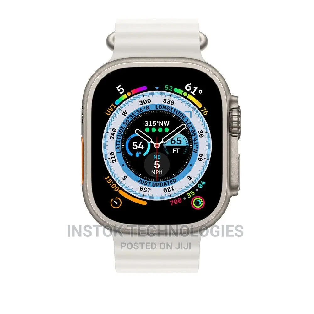 Apple Watch Ultra 49mm Titanium Case With Midnight Ocean Ban