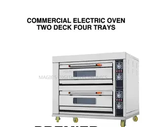 Commercial Oven 2 Deck 4 Trays