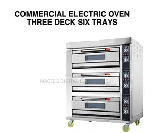 Commercial Oven 3deck 6 Trays
