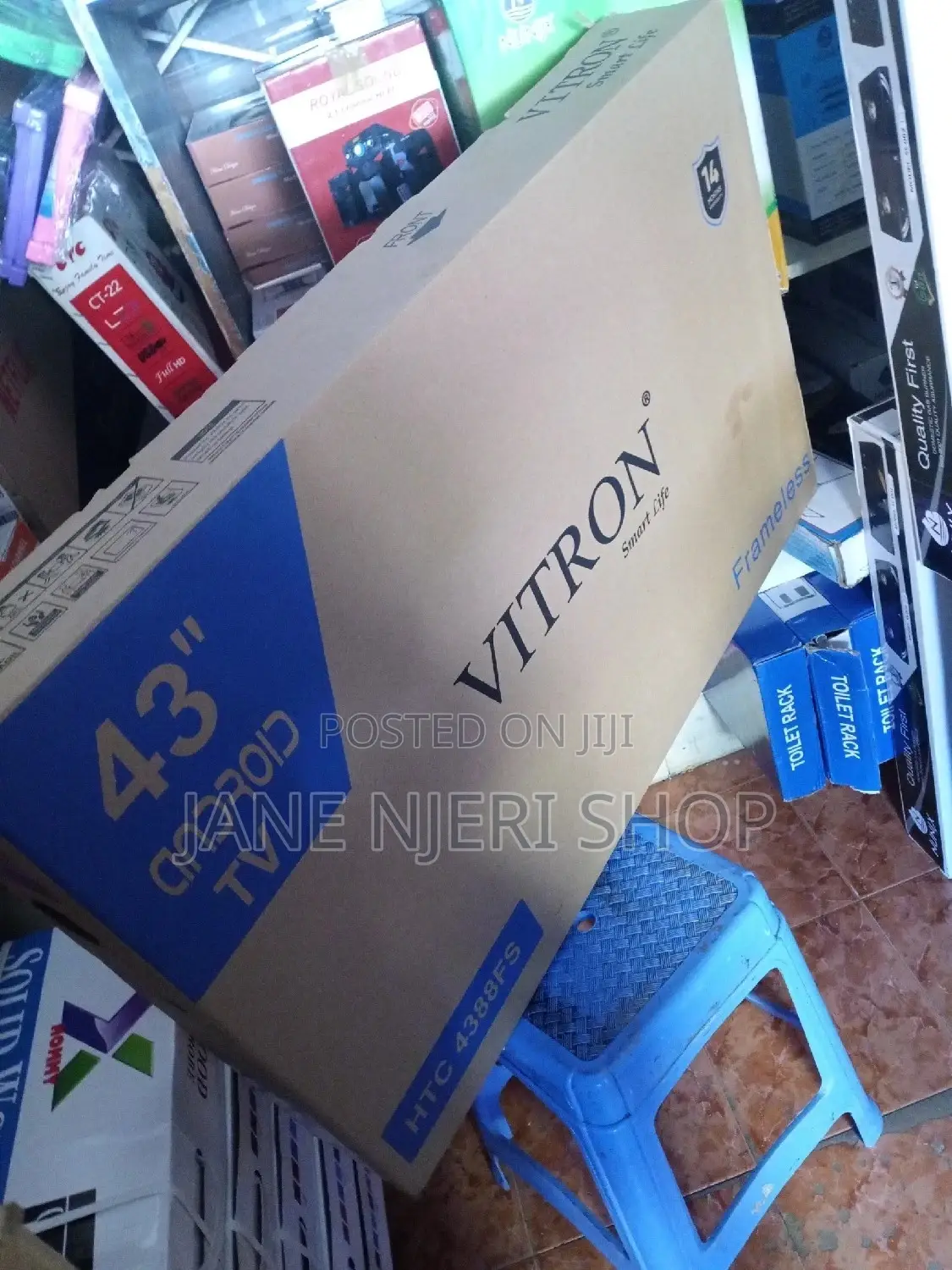 Smart Life 43 Inches Smart Android Tv Flameless