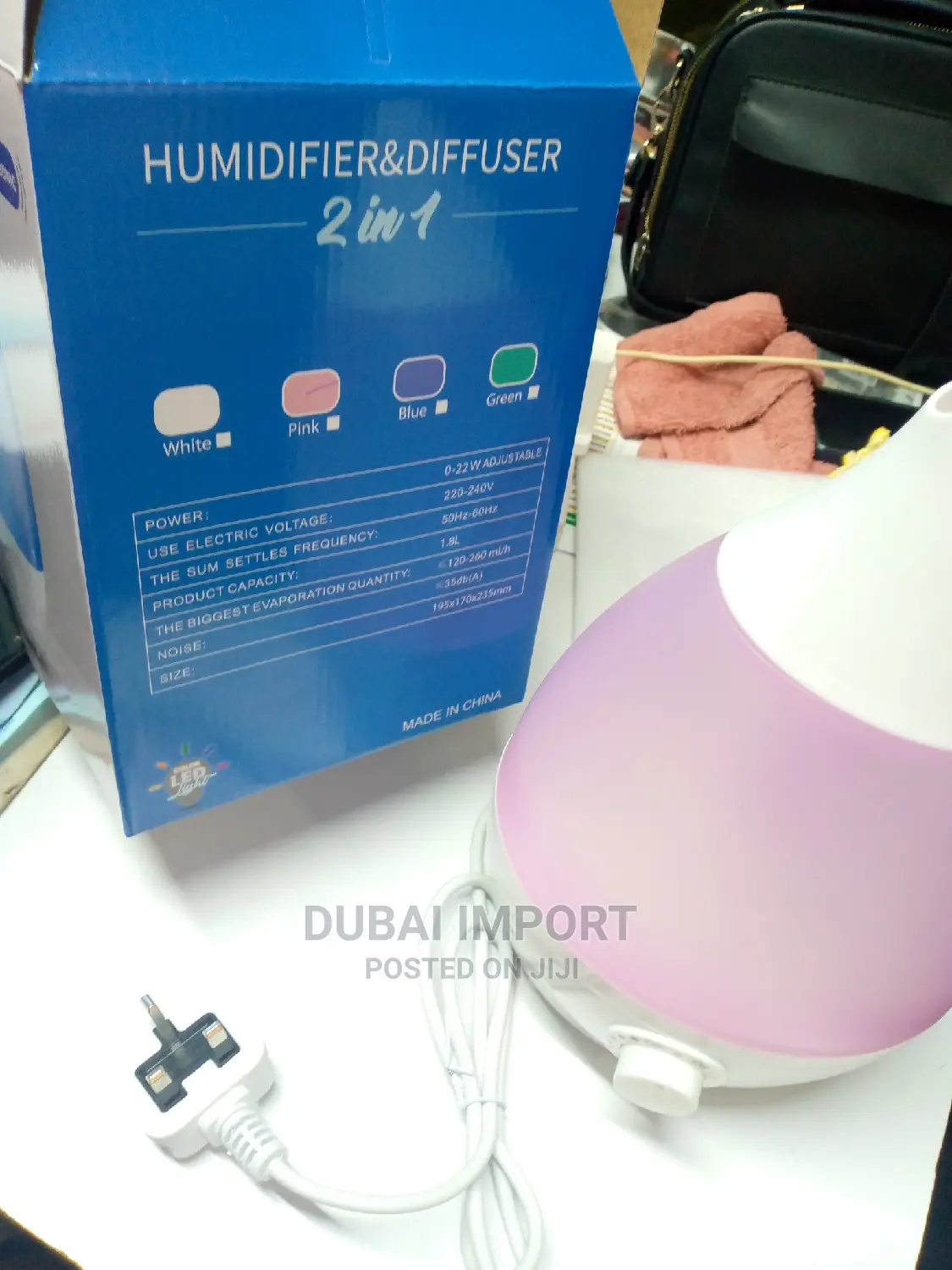 1.8 Litres Humidifier and Diffuser
