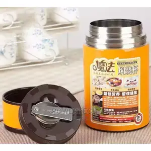 Food Flask With Foldable Spoon**