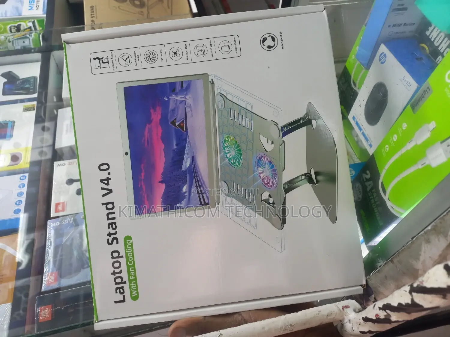 Laptop Stand With Cooling Fan