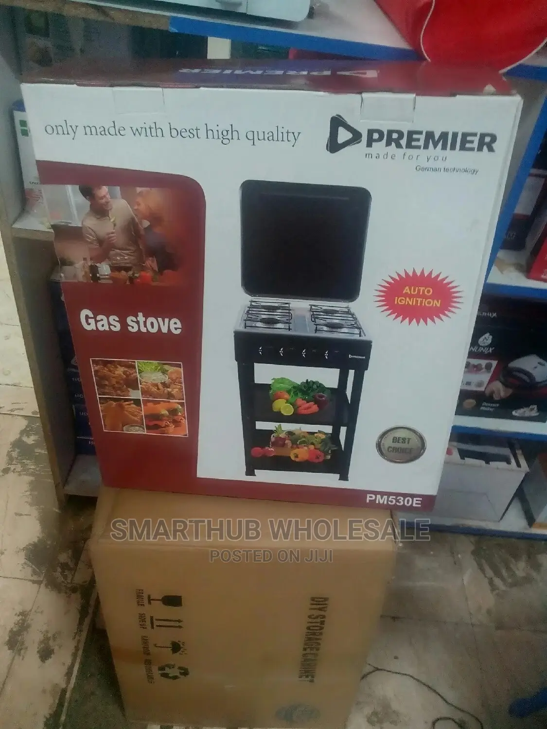 Standing Premier Four Burner Cooker