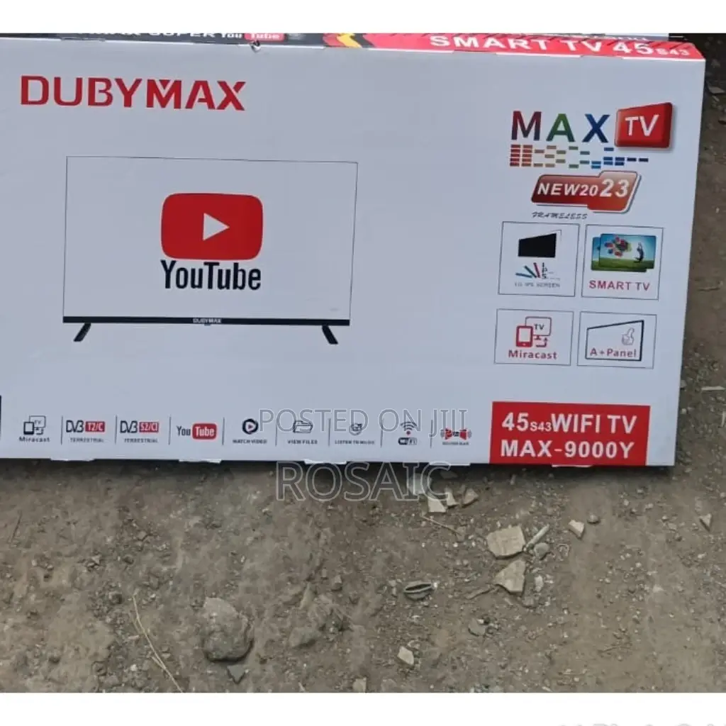 Duby Max 40 Inches Smart Android Frameless Tv