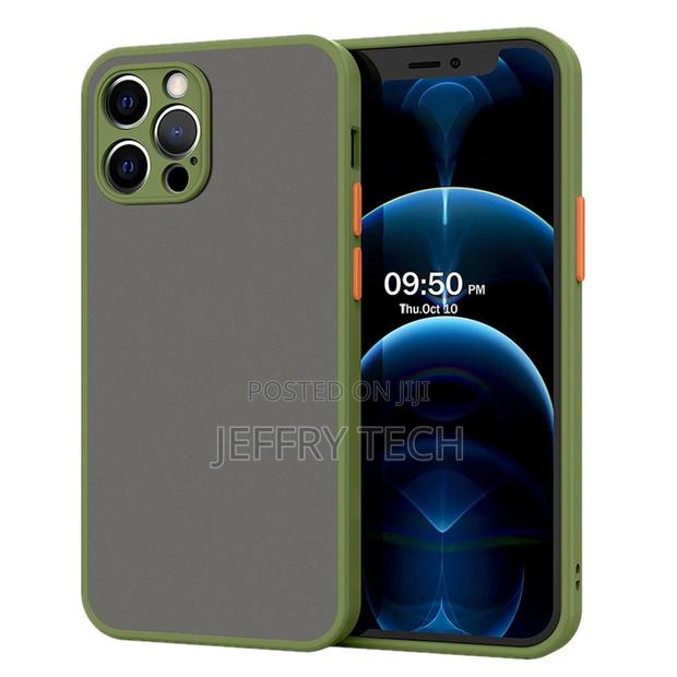 Shockproof Case for iPhone 12 Pro Max Luxury Silicone Bumper - thumbnail 2