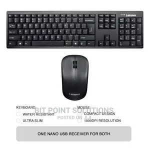 Lenovo 100 Wireless Combo Keyboard Mouse