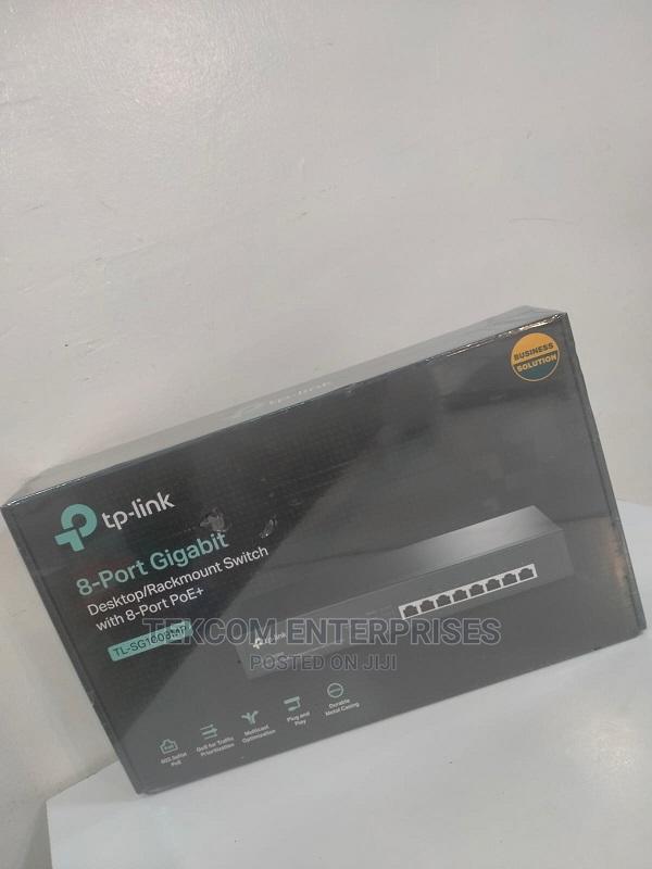 8 Port-Tp Link Gigabit Desktop Rackmount Switch Poe - thumbnail 3