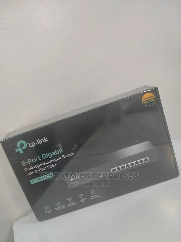8 Port-Tp Link Gigabit Desktop Rackmount Switch Poe