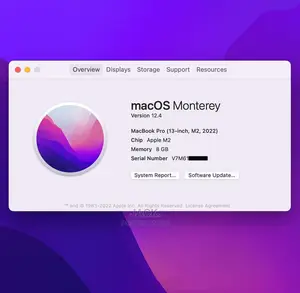 Laptop Apple MacBook Pro 2022 M2 8GB Apple M2 SSD 256GB