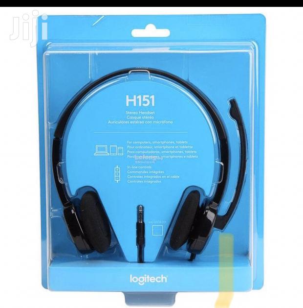 Logitech H151 Stereo Headset With Noise-Cancelling Boom Mic