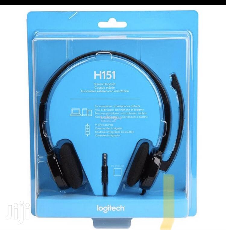 Logitech H151 Stereo Headset With Noise-Cancelling Boom Mic