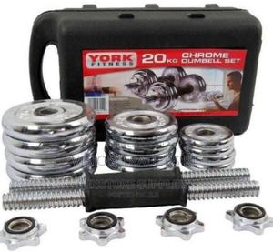 Chrome Dumbbell 20kgs - main view