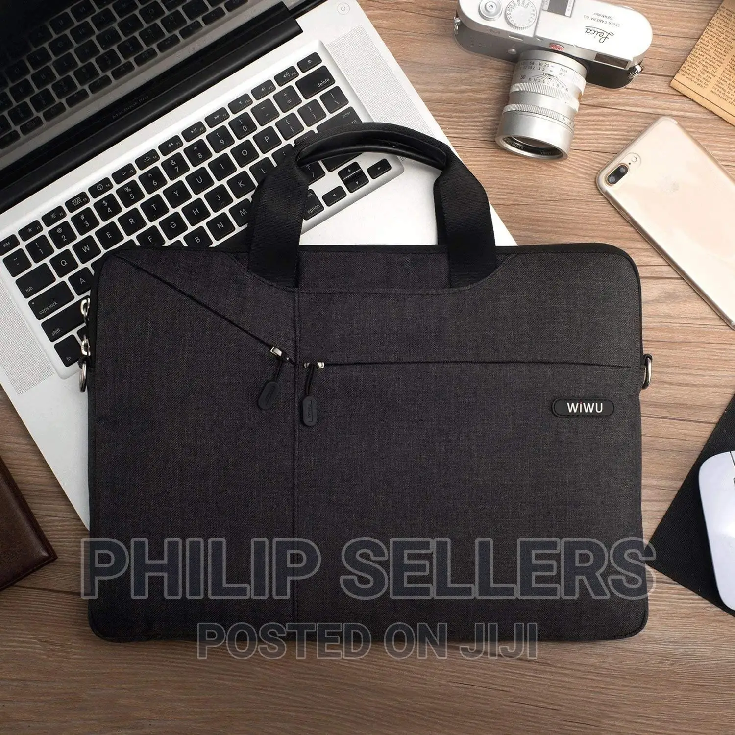 WIWU 13.3 Inch Shockproof/Waterproof Laptop Handbag for Macb