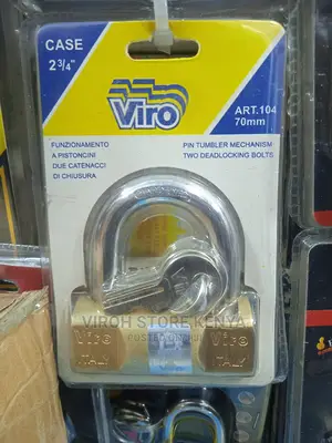 Original Viro Padlock 70mm ART 104 From ITALY Brass Padlock