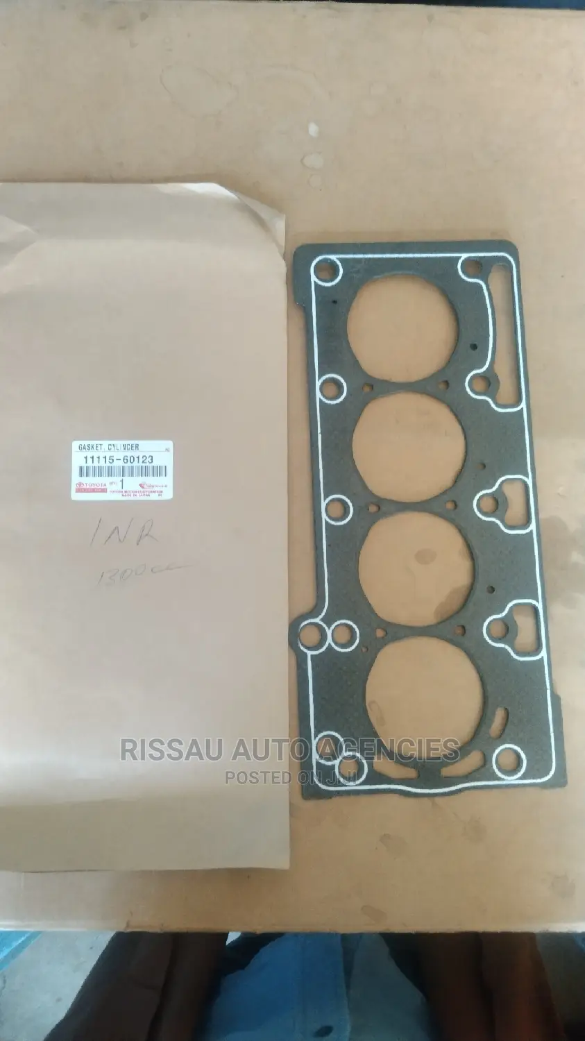 Toyota 1NR Engine Cylinder Head Gasket Genuine (1300cc)