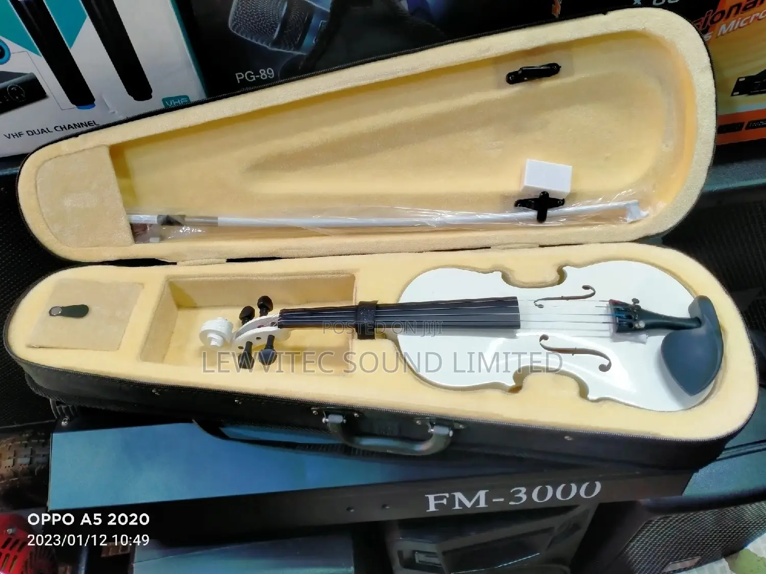 White Violin Instrument