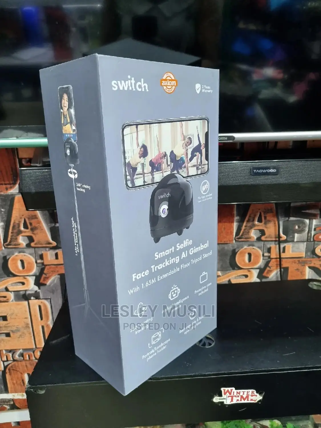 Smart Switch Selfie Face Tracking Gimbal