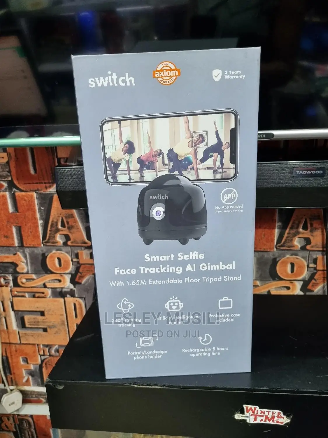 Smart Switch Selfie Face Tracking Gimbal
