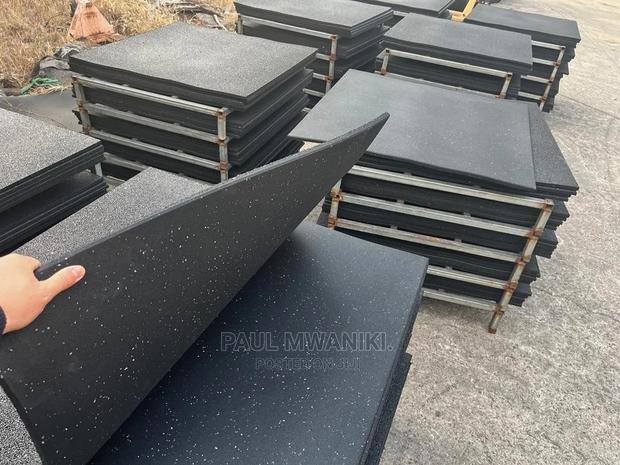 Gymnasium Rubber Flooring Mats - main view