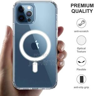 Clear Magnetic Case for iPhone 12 Pro Max With Mag-Safe Char - thumbnail 2