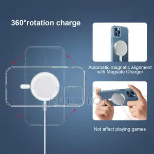 Clear Magnetic Case for iPhone 12 Pro Max With Mag-Safe Char