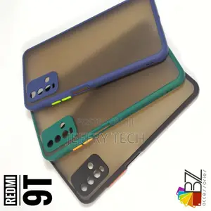 Redmi 9T - Matte Translucent Shockproof Hybrid Armor Back Ca